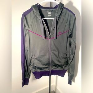 Nike athletic zip up jacket